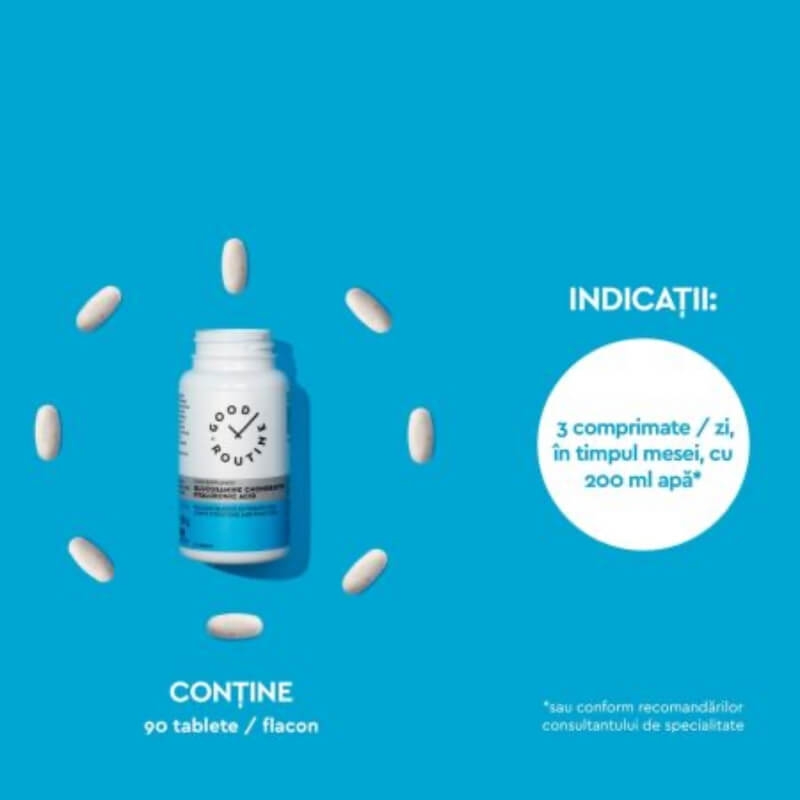Glucosamine Chondroitin Hyaluronic Acid Good Routine, 90 comprimate, Secom