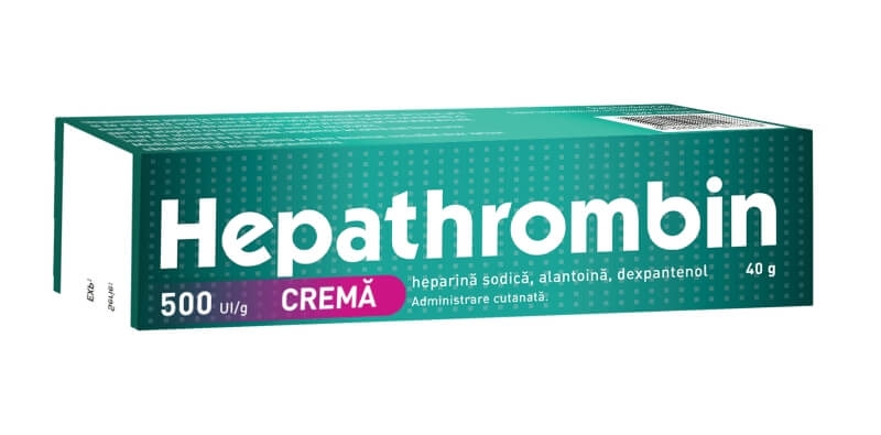 Hepathrombin crema, 500UI/g, 40 g, Hemofarm