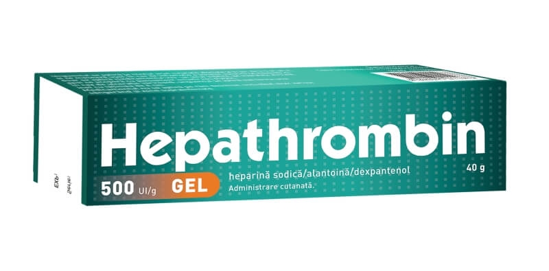 Hepathrombin 500 UI/g gel x 40 g