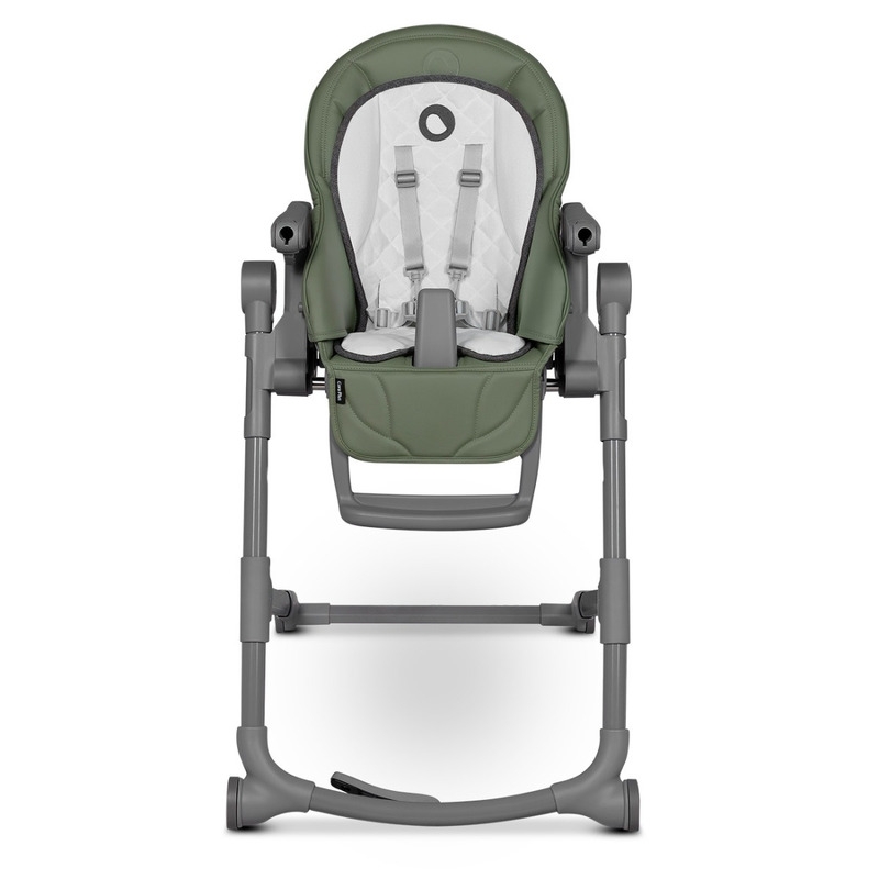 Lionelo - Scaun de masa multifunctional Cora Plus, Reglabil in 4 pozitii pe inaltime, Spatar reglabil in 3 pozitii, Cu bara de jucarii, Pliabil, Conform cu standardul european de securitate EN14988, Verde