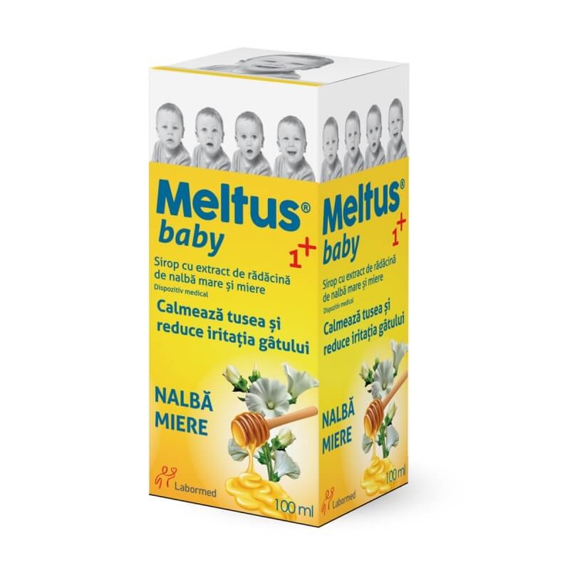 Meltus Baby sirop cu miere, propolis si extract de nalba mare, 100 ml, Labormed