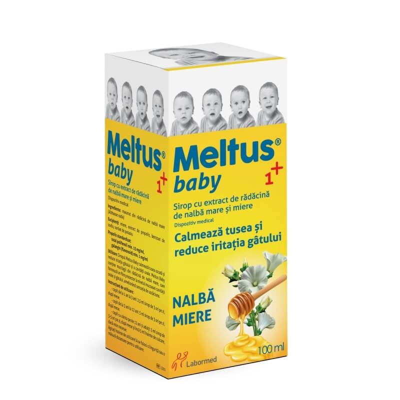 Meltus Baby sirop cu miere, propolis si extract de nalba mare, 100 ml, Labormed