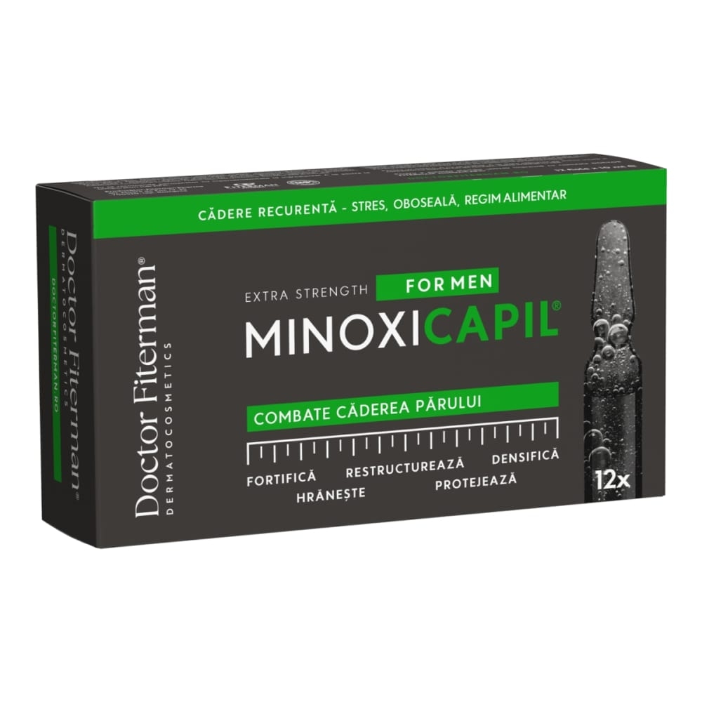 Minoxicapil Men, 12 fiole x 10 ml, Doctor Fiterman