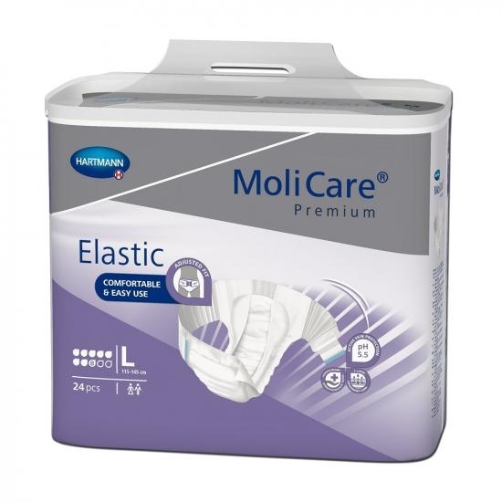 Molicare - Premium Elastic scutece 8 picaturi L 24buc
