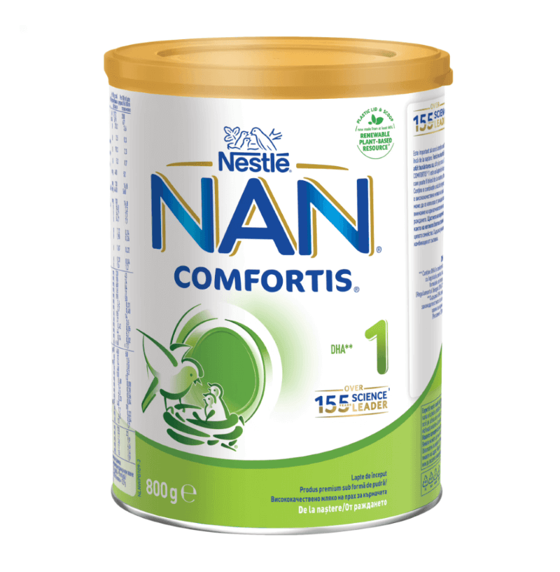 Nan 1 Comfortis lapte de inceput pentru sugari, 800g, Nestle