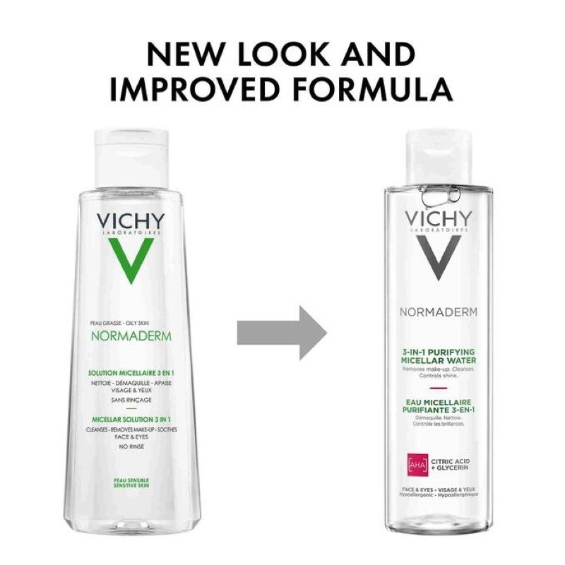 Normaderm solutie micelara de curatare si demachiere, 200ml, Vichy