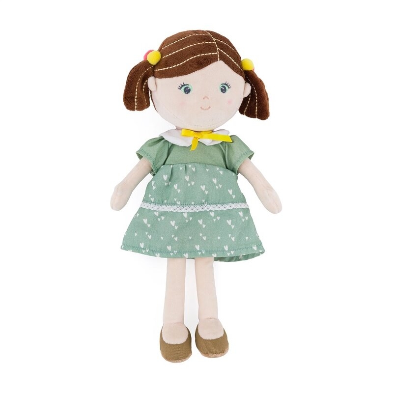 Papusa, Petite&Mars, Hannah, Din plus, 35 cm, 0 luni+, Multicolor
