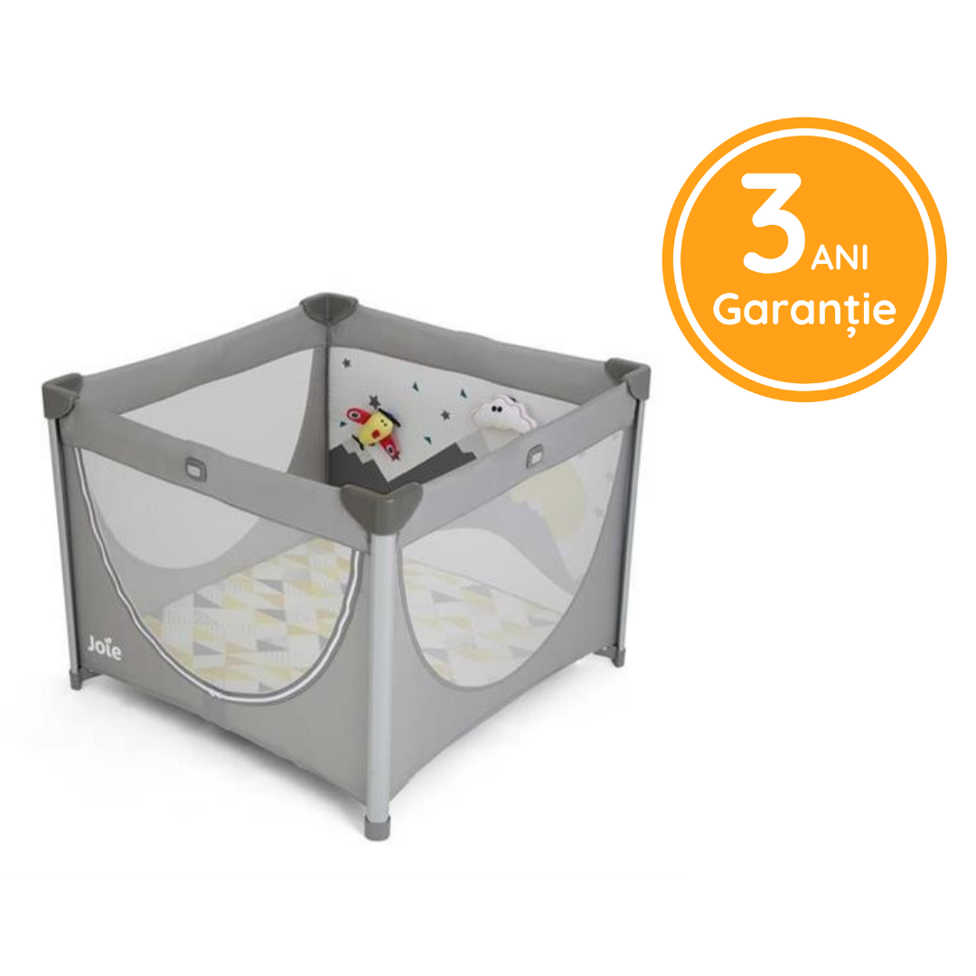 Tarc de joaca si Patut cu un nivel Cheer Little Explorer, Joie