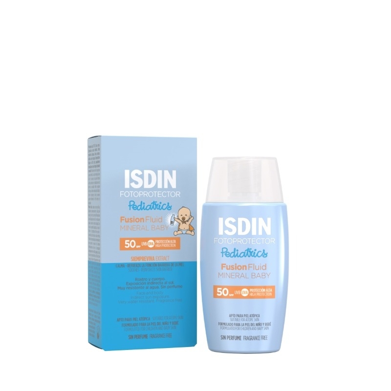 Pediatric fluid mineral pentru copii SPF 50+, 50ml, Isdin