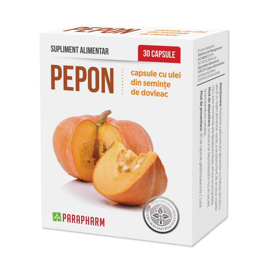 Parapharm - Ulei de Dovleac Pepon x 30 cps