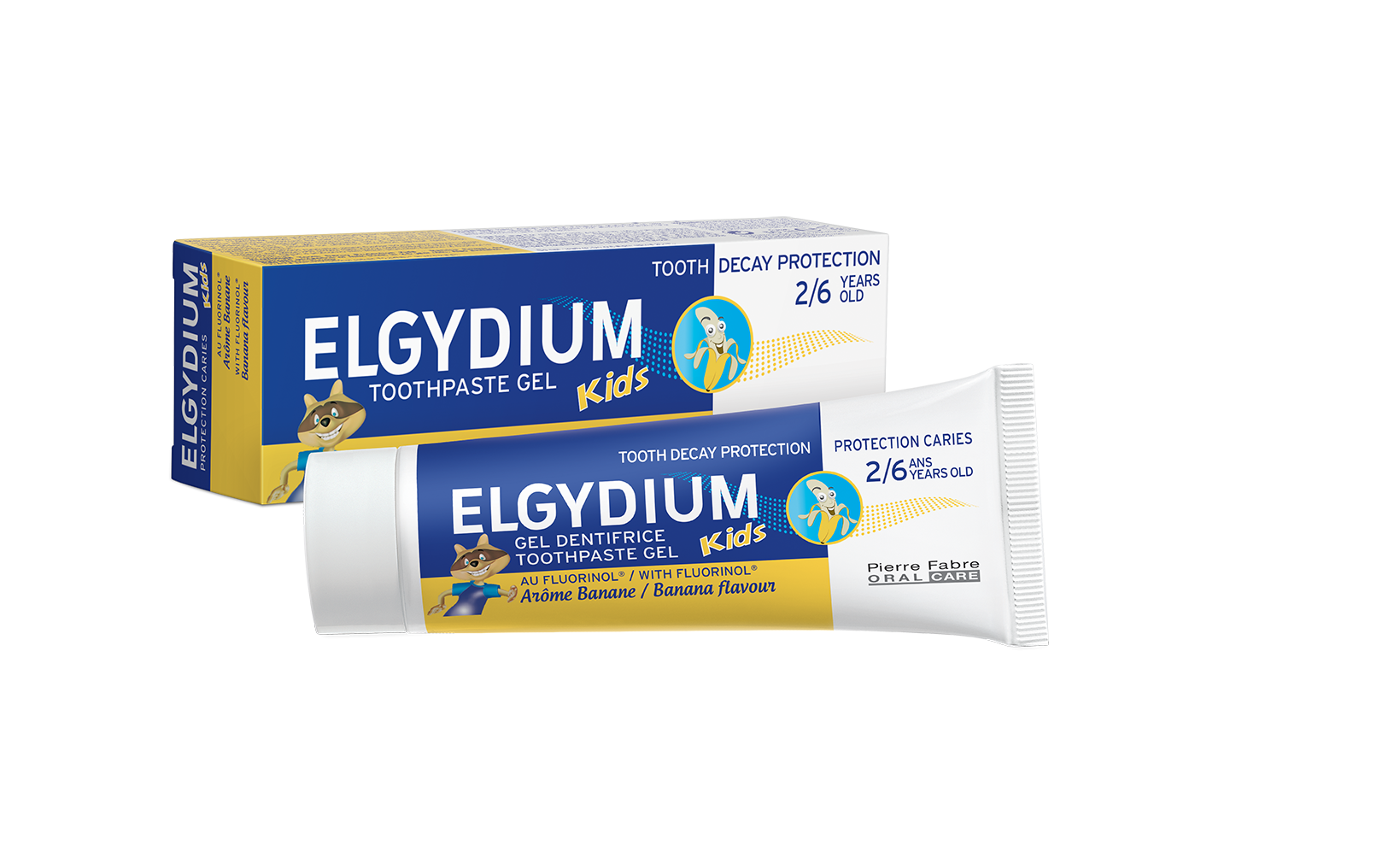 Elgydium Pasta De  Dinti Kids Cu Aroma De Banane X 50 Ml