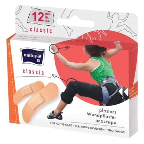 Plasturi classic, 12 bucati, Matopat