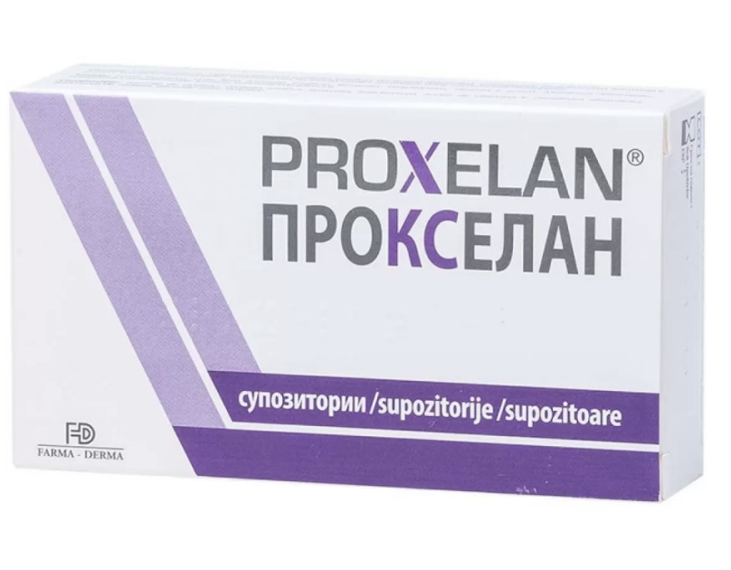 Proxelan, 10 supozitoare, Farma-Derma
