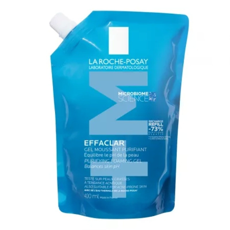 Rezerva gel spumant de curatare Effaclar+ M, 400ml, La Roche-Posay