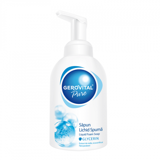 Gerovital - Sapun lichid spuma Glycerin 300ml