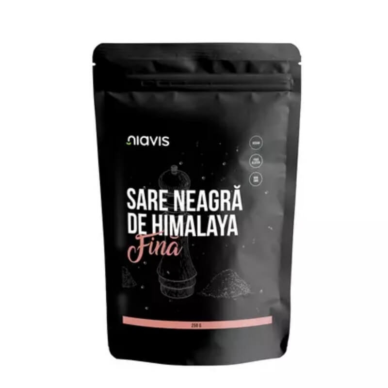 Sare neagra de Himalaya fina, 250 g, Niavis