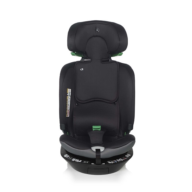 Scaun auto, Be Cool, Wagon I-Size, Rotire 360 grade, 40 - 150 cm, 0 - 36 kg, Cu Isofix si picior stabilizator, Cu protectie laterala de siguranta, Conform cu standardul european de securitate ECE R129, Carbon