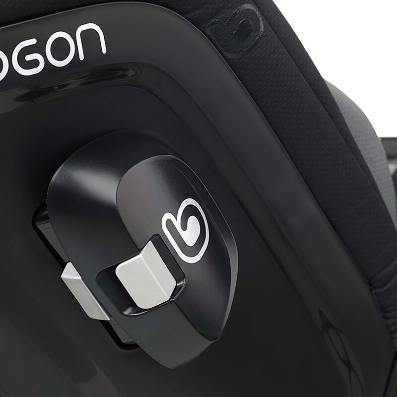 Scaun auto, Be Cool, Wagon I-Size, Rotire 360 grade, 40 - 150 cm, 0 - 36 kg, Cu Isofix si picior stabilizator, Cu protectie laterala de siguranta, Conform cu standardul european de securitate ECE R129, Carbon