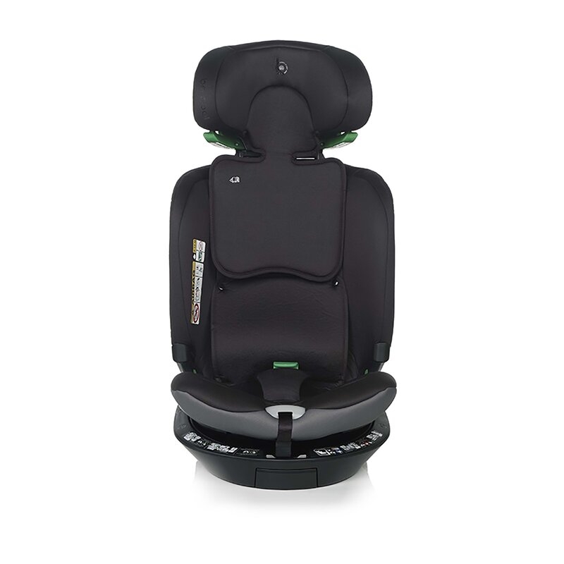 Scaun auto, Be Cool, Wagon I-Size, Rotire 360 grade, 40 - 150 cm, 0 - 36 kg, Cu Isofix si picior stabilizator, Cu protectie laterala de siguranta, Conform cu standardul european de securitate ECE R129, Carbon
