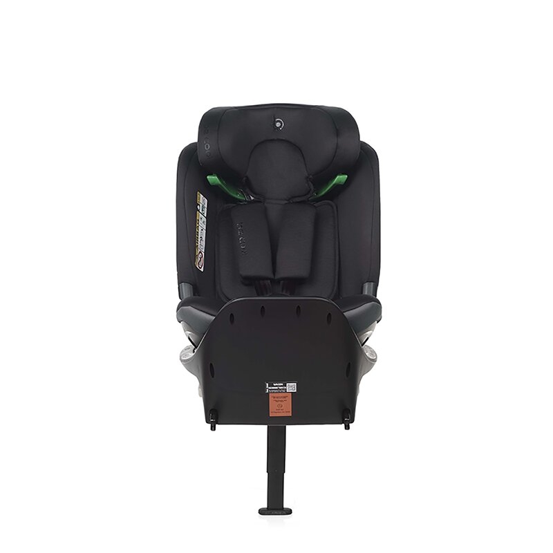 Scaun auto, Be Cool, Wagon I-Size, Rotire 360 grade, 40 - 150 cm, 0 - 36 kg, Cu Isofix si picior stabilizator, Cu protectie laterala de siguranta, Conform cu standardul european de securitate ECE R129, Carbon