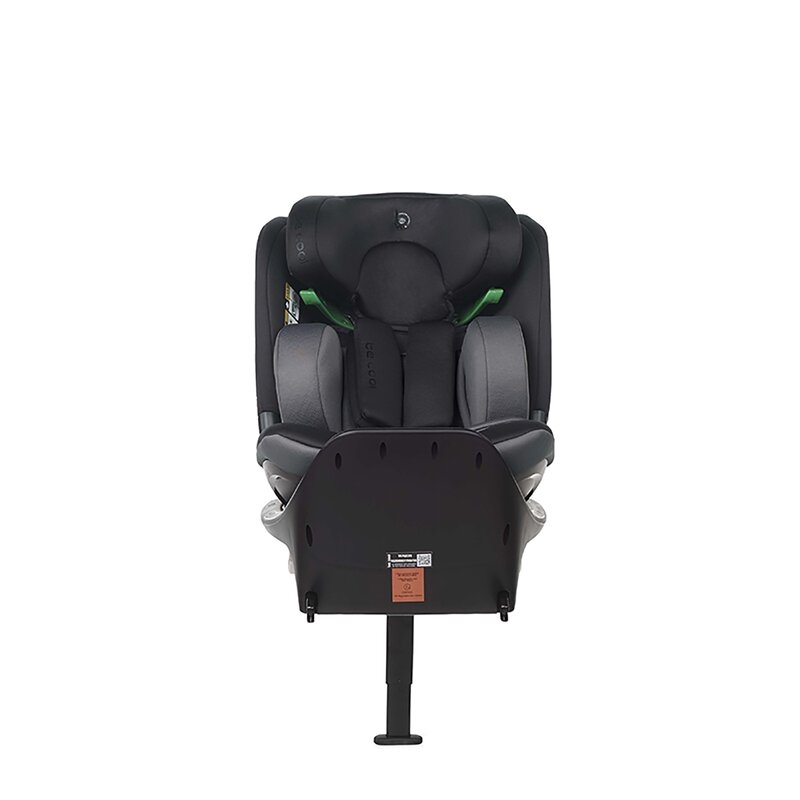 Scaun auto, Be Cool, Wagon I-Size, Rotire 360 grade, 40 - 150 cm, 0 - 36 kg, Cu Isofix si picior stabilizator, Cu protectie laterala de siguranta, Conform cu standardul european de securitate ECE R129, Carbon