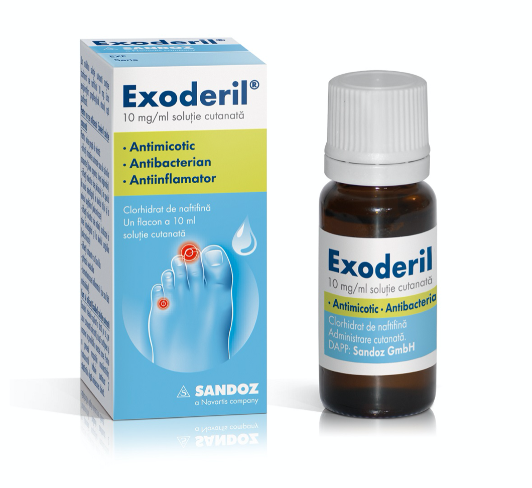 Exoderil® 10 mg/g solutie cutanata x 10 ml