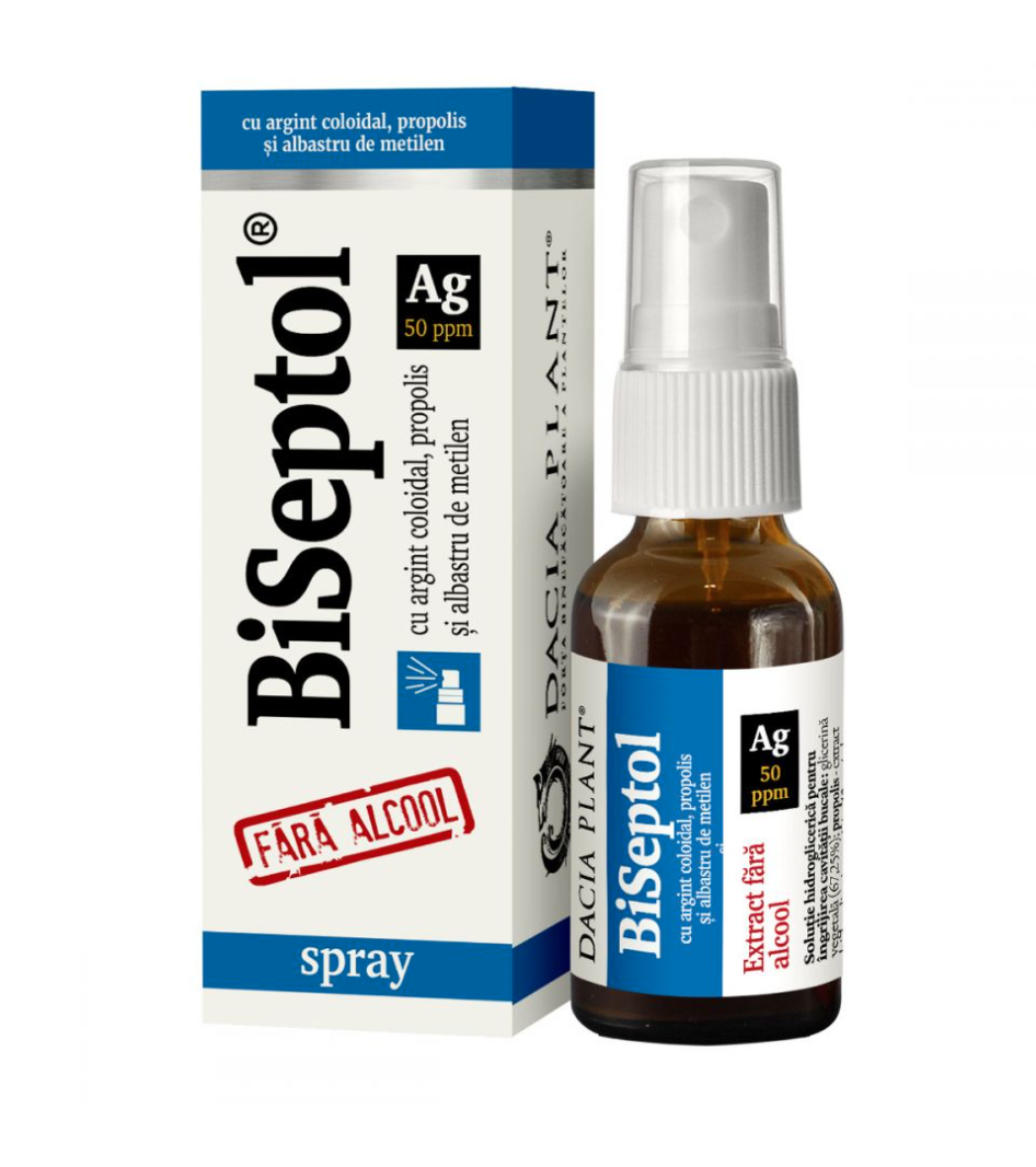 Dacia Plant - Biseptol cu Ag spray 20ml