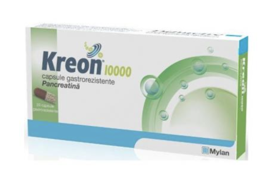 Kreon® 10000 capsule gastrorezistente 150 mg x 20 capsule