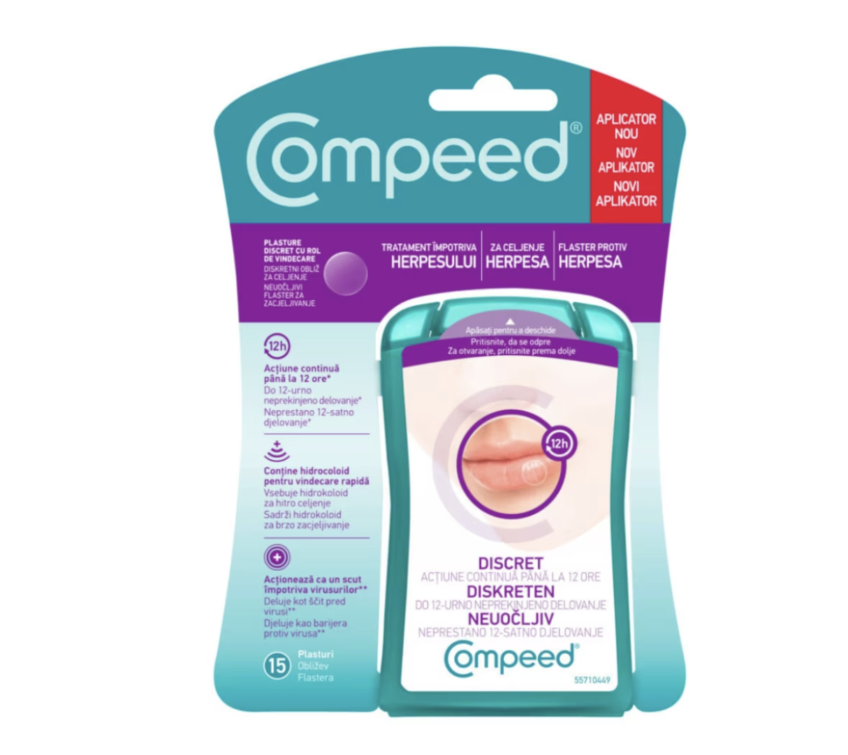 Compeed - Plasture anti-herpes zi 15buc