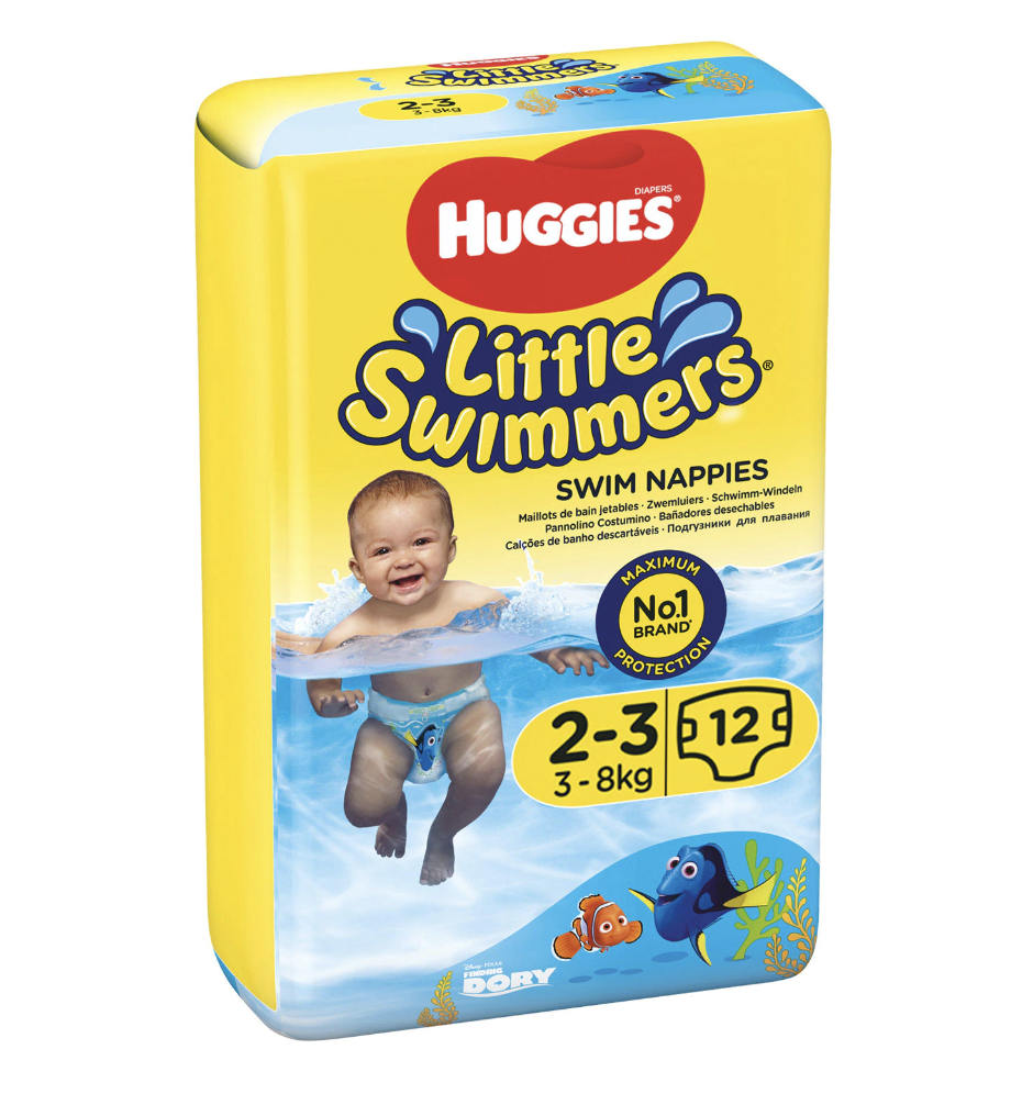Huggies - Little Swimmers 3-8kg 12buc