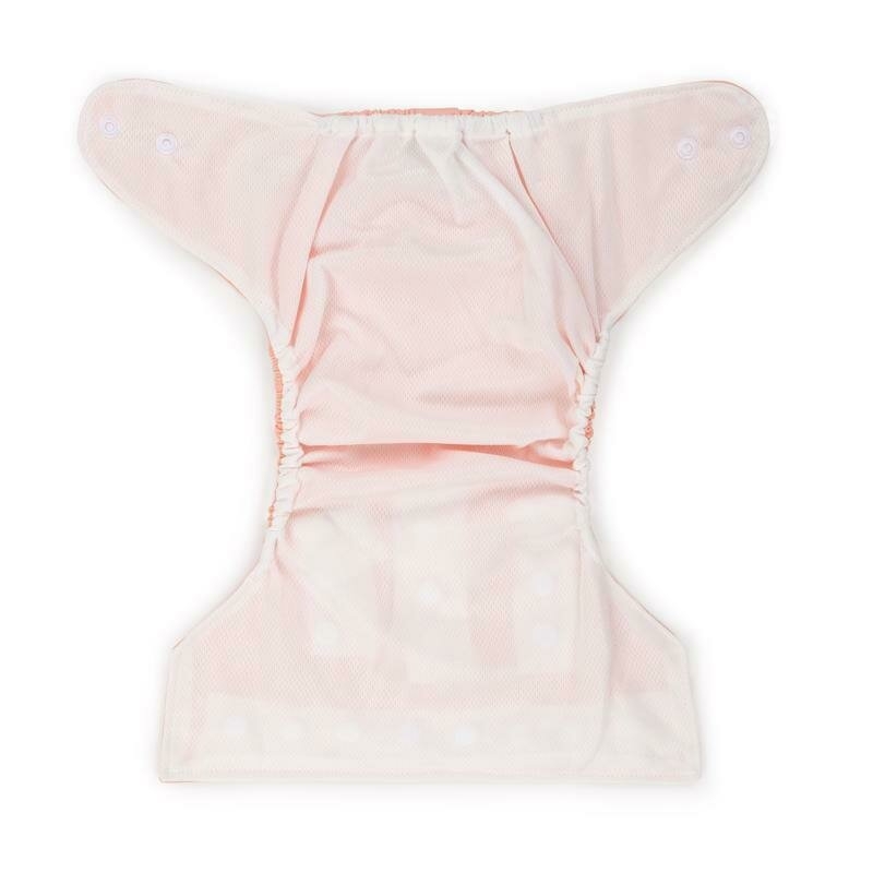 Scutec reutilizabil, Petite&Mars, Universabil, Cleme reglabile pentru a se potrivi cresterii copilului, Moale si delicat, Pentru greutate 3-15 kg, Reduce riscul de iritatie, 0 luni+, Pink