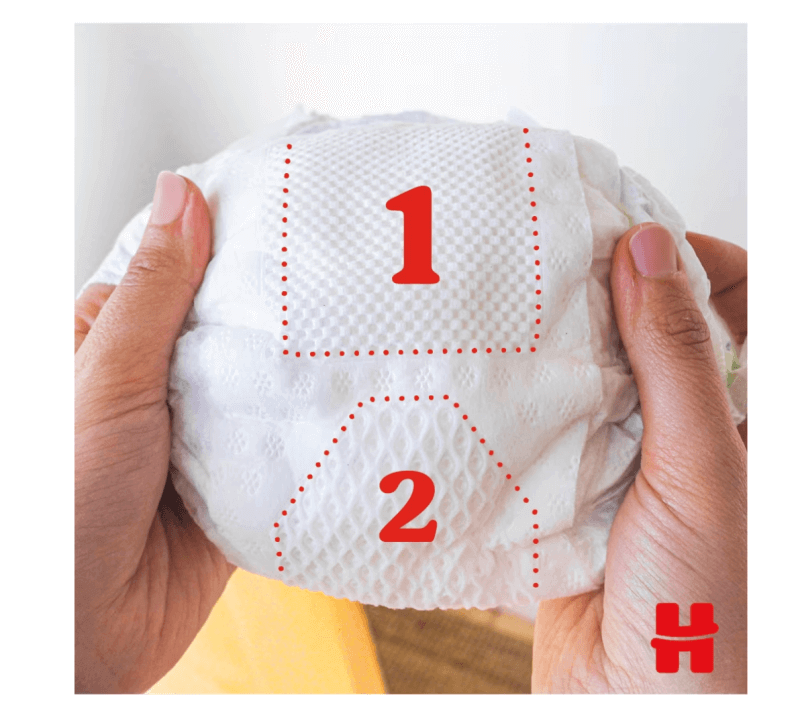 Scutece Extra Care, Nr. 1, 2-5 kg, 84 buc, Huggies