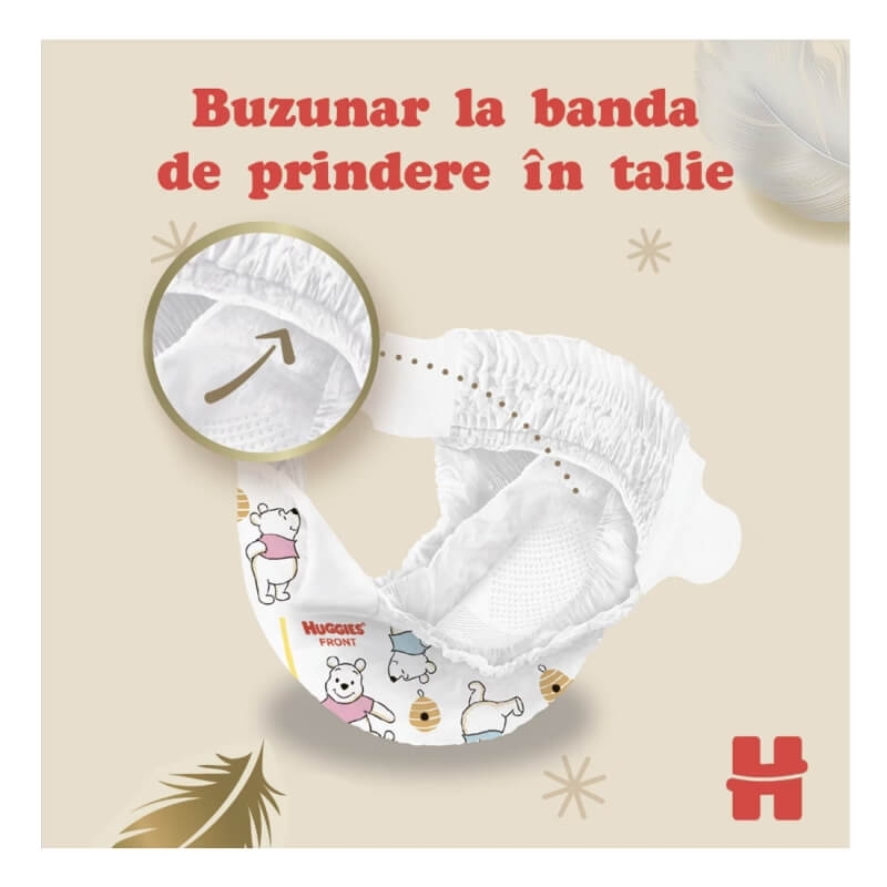 Scutece Extra Care, Nr. 2, 3-6 kg, 82 bucati, Huggies