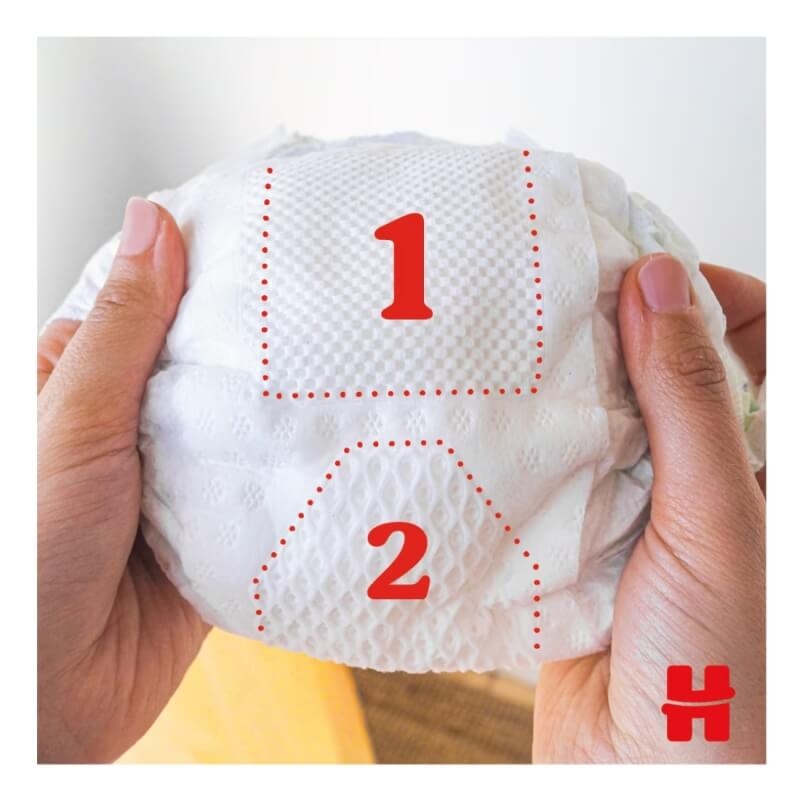 Scutece Extra Care, Nr. 2, 3-6 kg, 82 bucati, Huggies