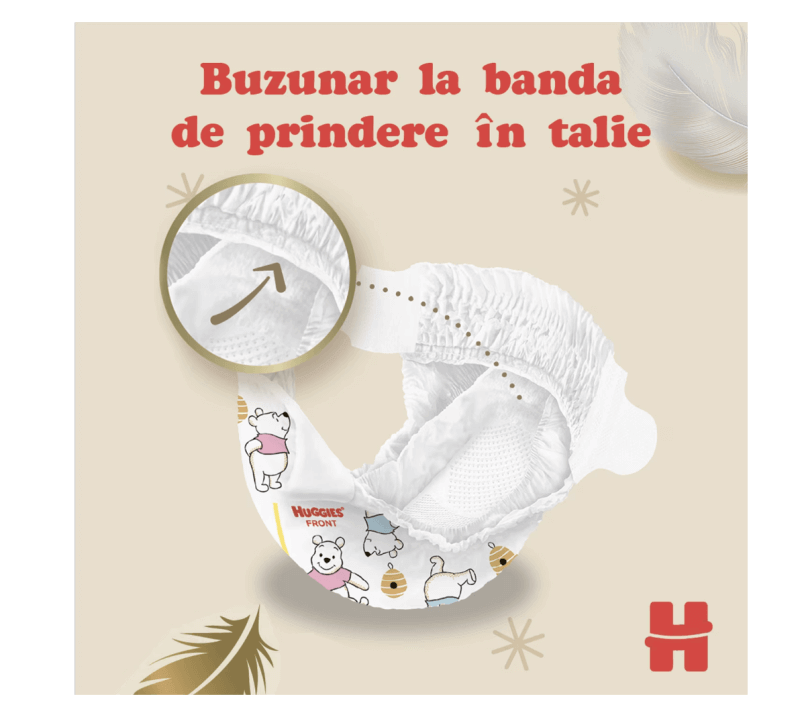 Scutece Extra Care, Nr. 1, 2-5 kg, 84 buc, Huggies