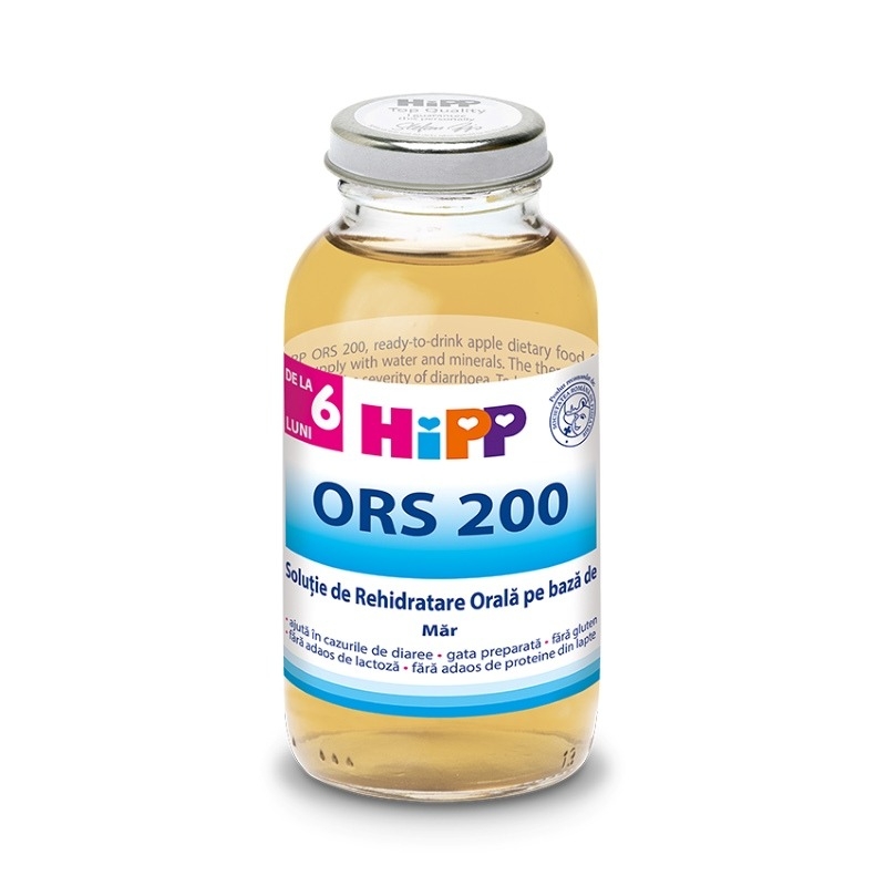 Solutie de rehidratare orala pe baza de mar de la 4 luni, 200ml, Hipp