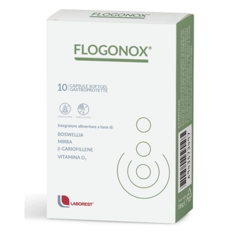 Flogonox, 10 capsule moi gastrorezistente, Laborest