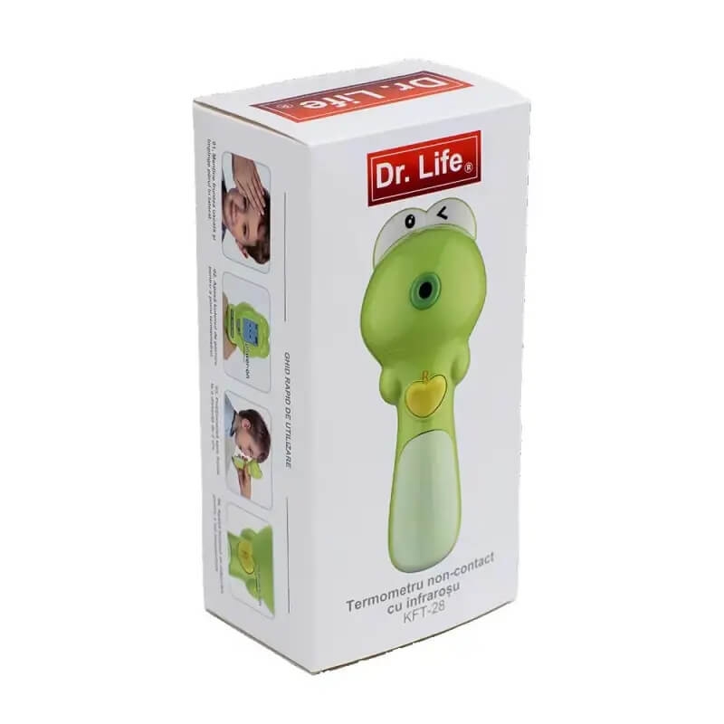Termometru non-contact cu infrarosu broasca KFT-28, Dr. Life