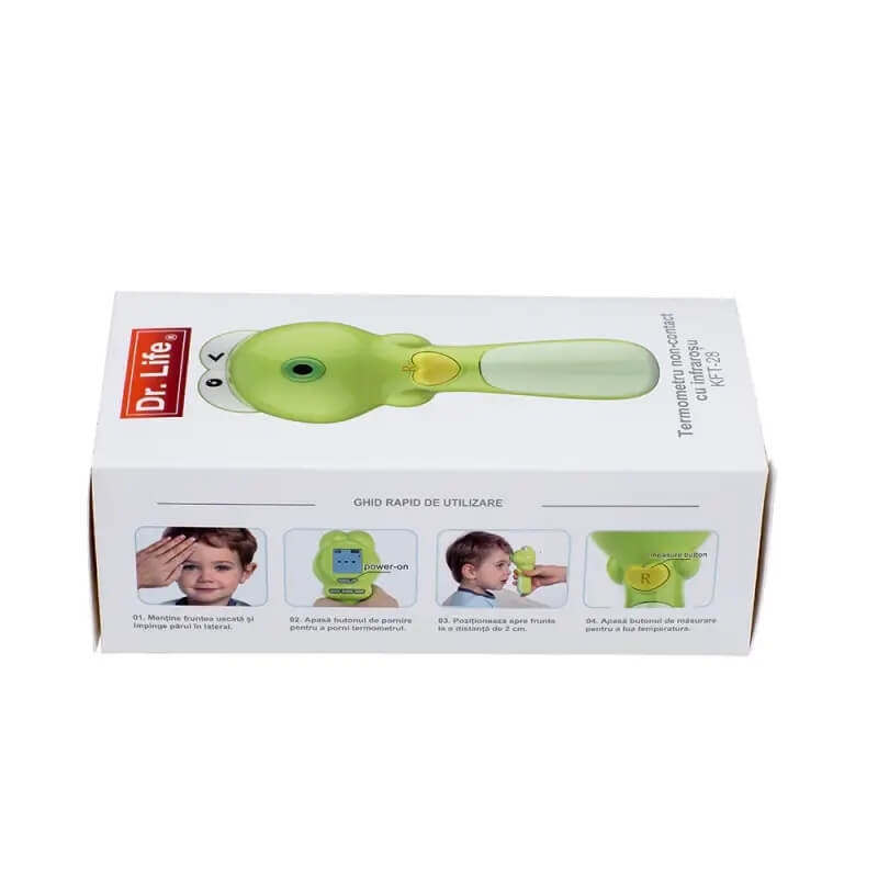 Termometru non-contact cu infrarosu broasca KFT-28, Dr. Life
