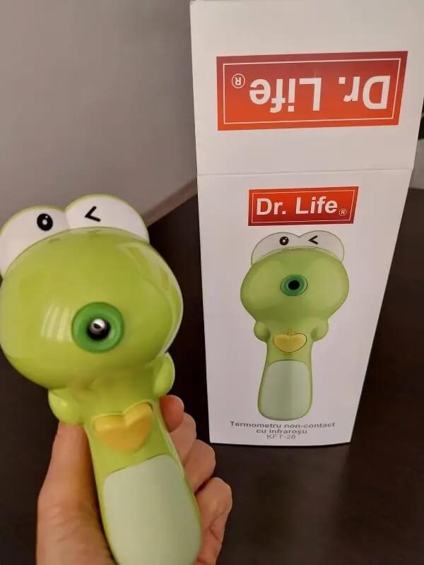 Termometru non-contact cu infrarosu broasca KFT-28, Dr. Life