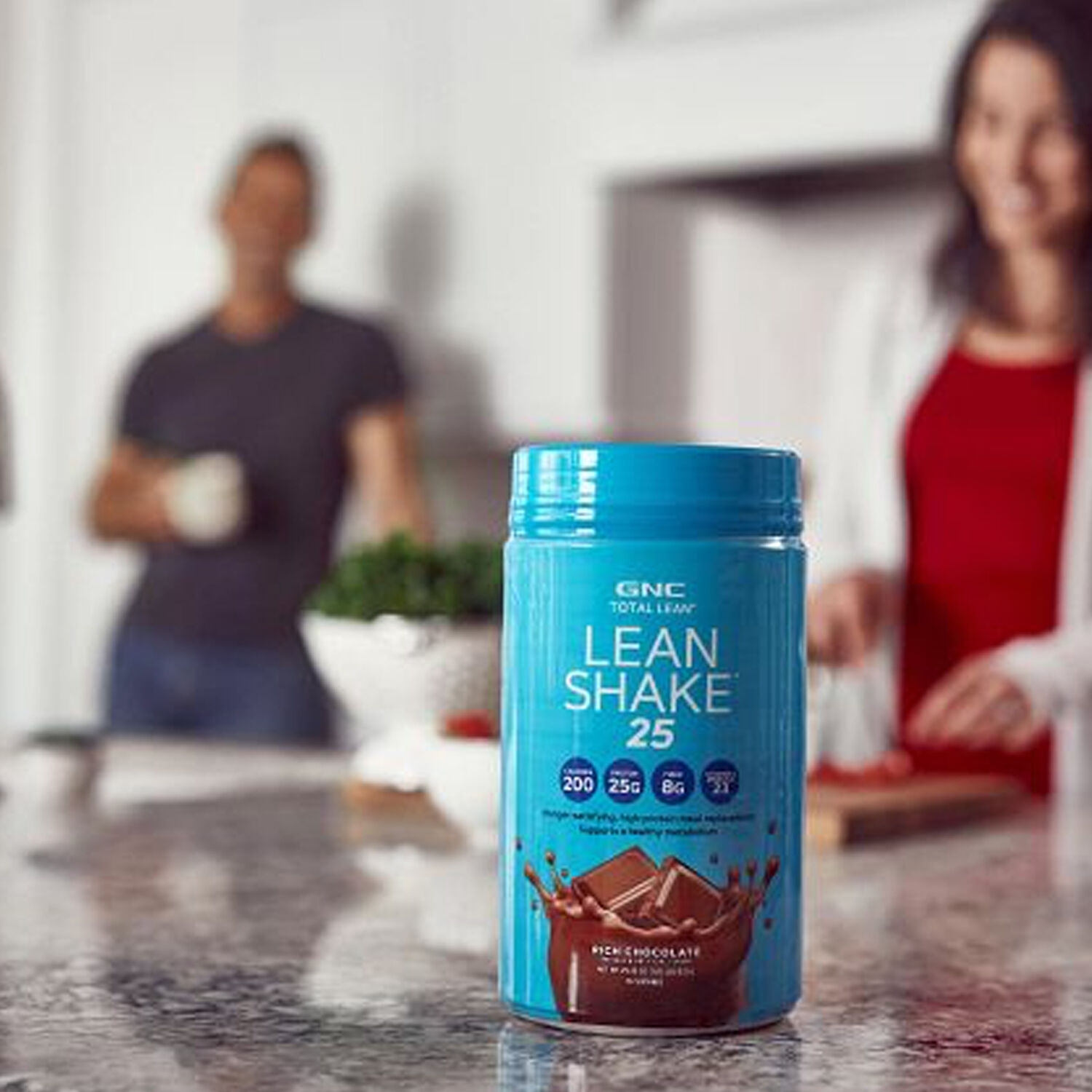 Shake proteic cu aroma de ciocolata Total Lean, 832 g, GNC