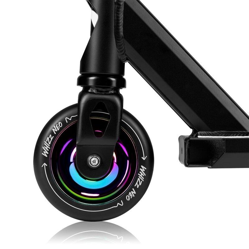 Trotineta, Lionelo, Whizz, Pentru Acrobatii, Rulmenti ABEC-9, Sistemul de compresie IHC 9, 20 - 100 kg, Conform cu standardul european de securitate EN14619, Multicolor