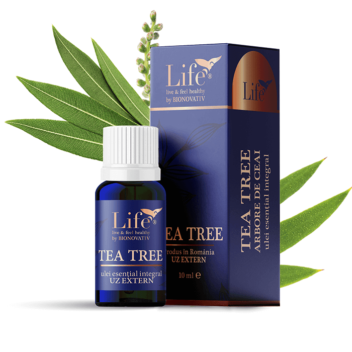 Ulei esential integral de tea tree Life, 10 ml, Bionovativ