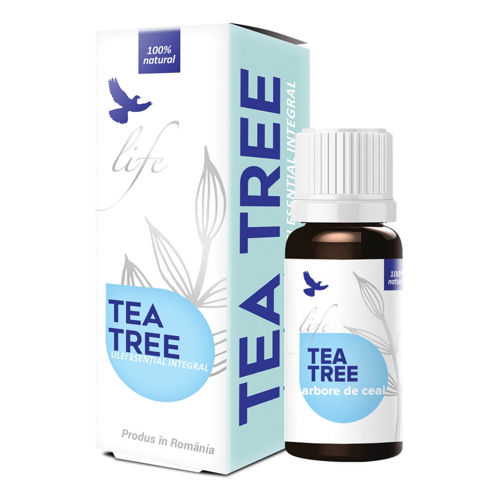 Ulei esential integral de tea tree Life, 10 ml, Bionovativ