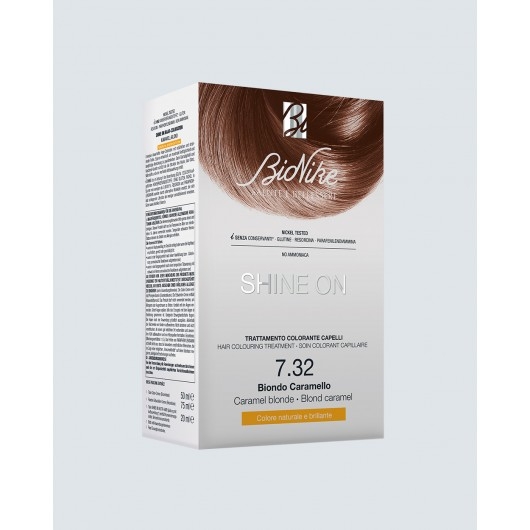 Vopsea pentru par Nr. 7.32 Caramel Blonde Shine On, BioNike
