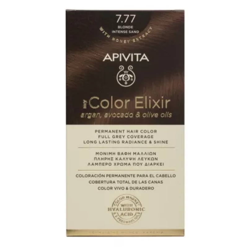 Vopsea de par My Color Elixir N7.77 155 ml, Apivita
