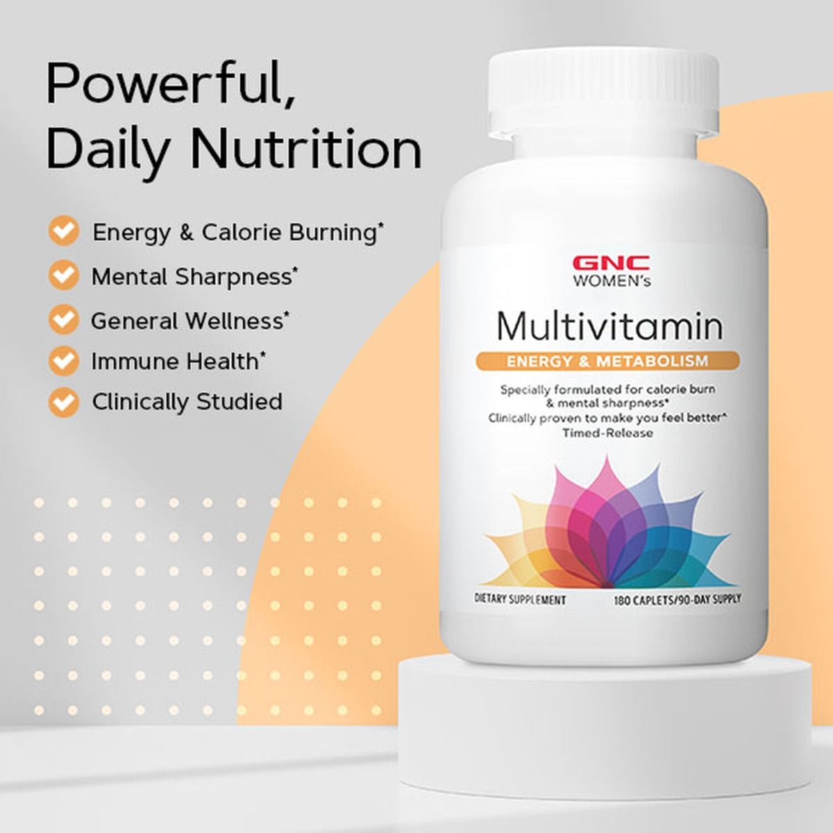 Complex de multivitamine pentru femei Women`s, 90 tablete, GNC