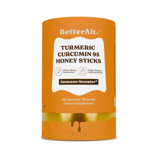 Pliculete de turmeric si miere Better Alt, 30 pliculete, GNC