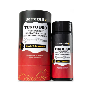 Formula cu Shilajit si Ashwagandha pentru stimularea productiei de testosteron Better Alt, 90 capsule, GNC