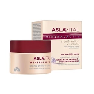 Crema antirid cu calciu, 50 ml, Aslavital